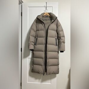 Tna The Super Puff₂O™ Long - Rainstop™ Sz S Modern Taupe